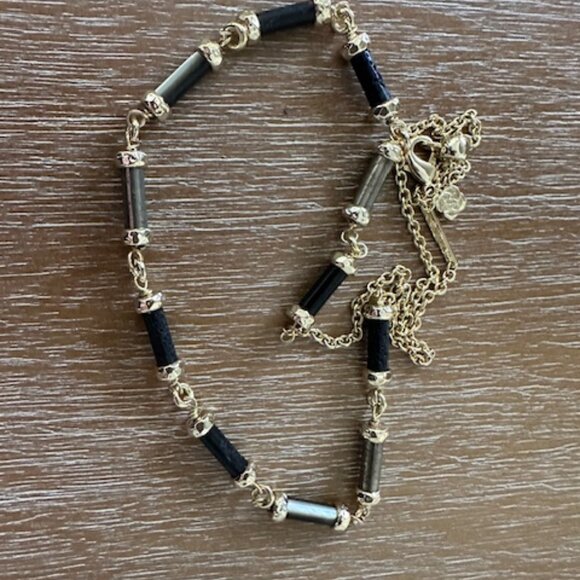 Kendra Scott Black Tube Necklace - Picture 2 of 4